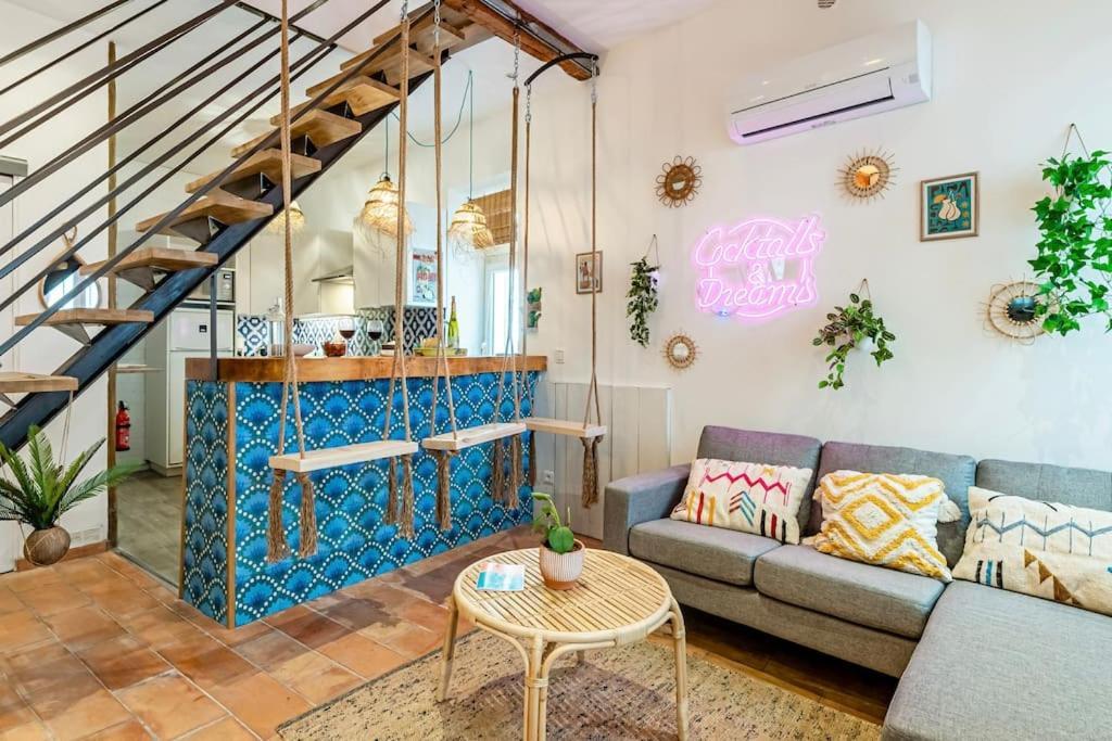 Ciotat Colada Beau Duplex Atypique A 50 M Du Port Classe 3 Etoiles La Ciotat Exterior foto